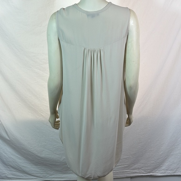 Eileen Fisher Silk tunic, size S in neutral bone - Picture 2 of 8